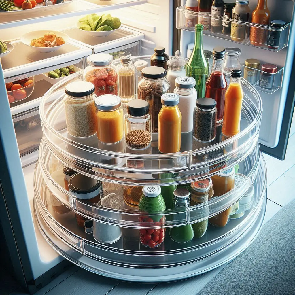 Kühlschrank Organizer Drehscheibe Lazy Susan