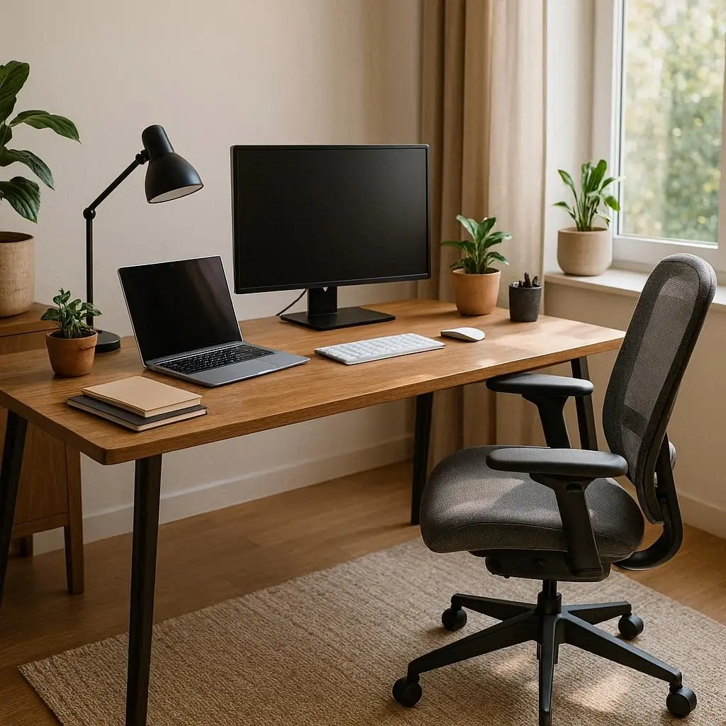 Home Office einrichten Schreibtisch