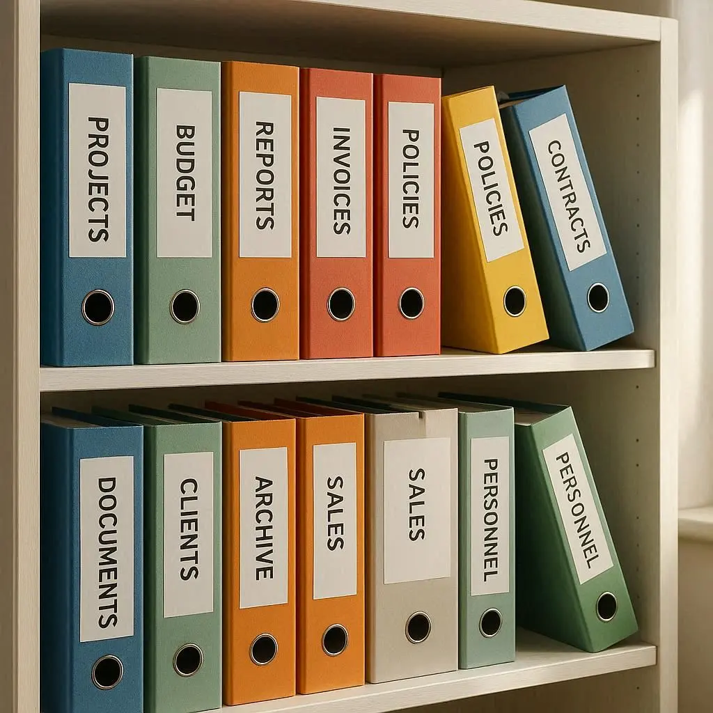 Papierkram ordnen Ablagesystem Ordner