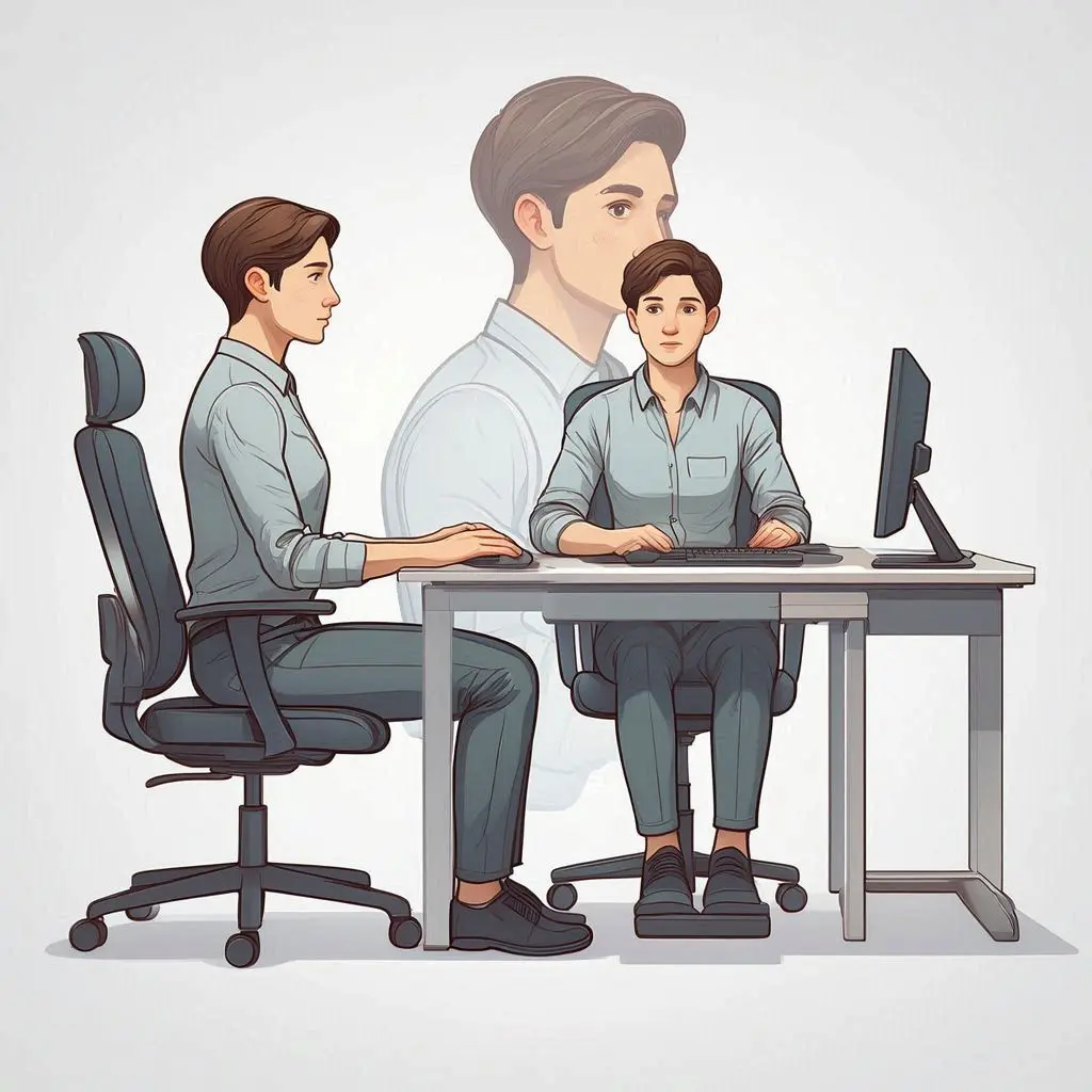  Ergonomischer Arbeitsplatz zuhause Sitzhaltung 