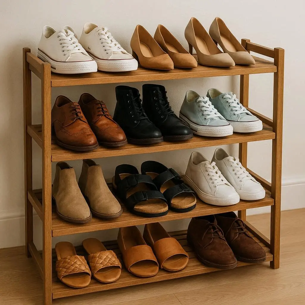 Schuhe aufbewahren Schuhregal Ideen