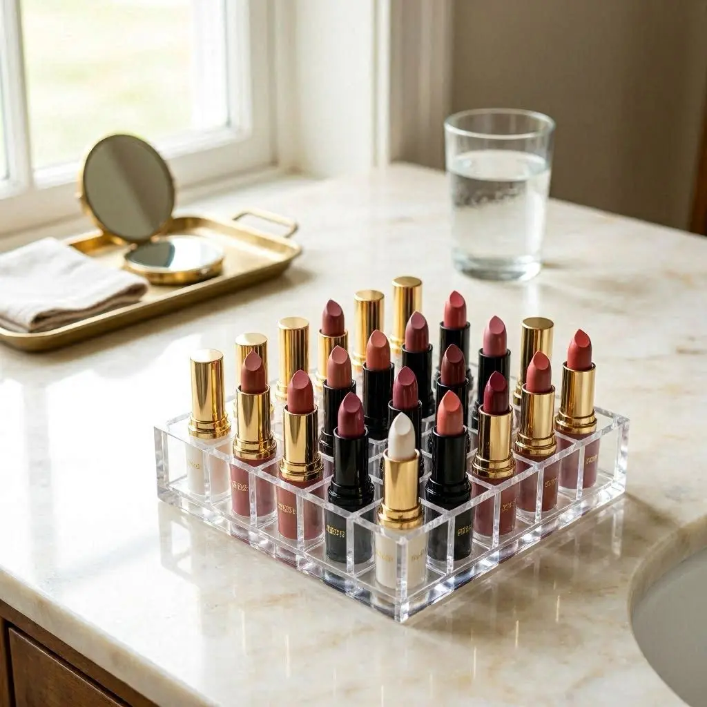 Lippenstift Organizer zum sortieren der Lippenstifte