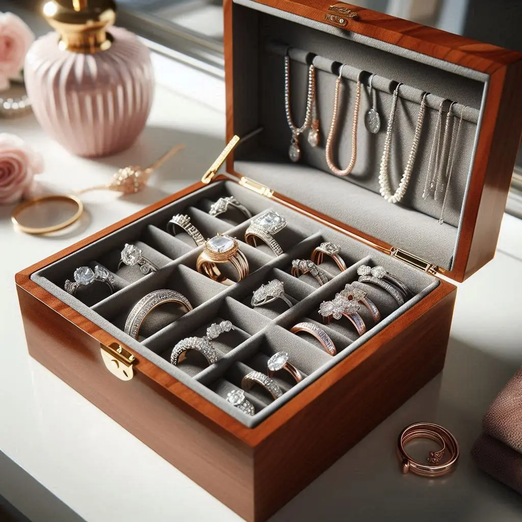 Schmuck aufbewahren ordentlich Schmuckkastchen Organizer