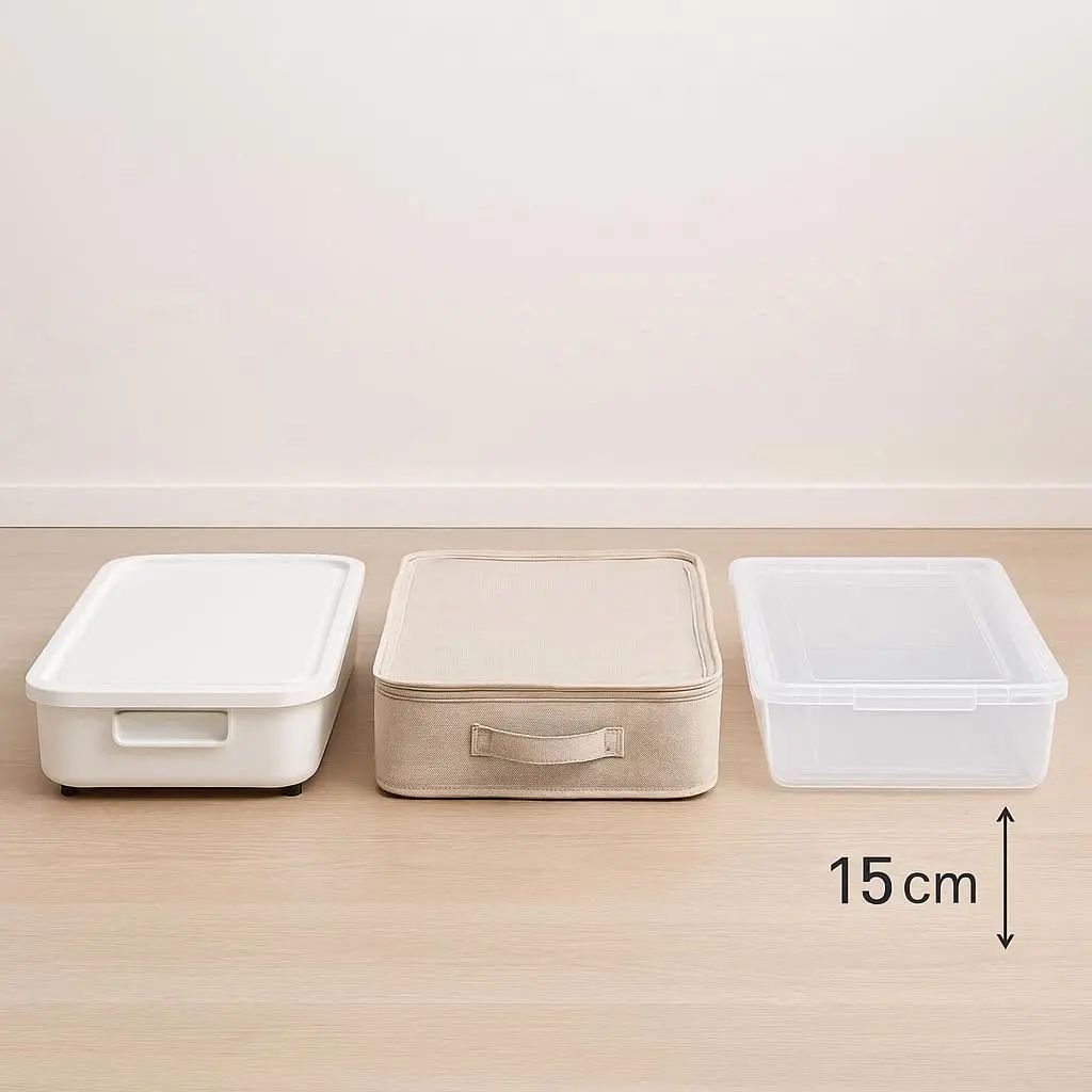 Unterbettboxen flach 15 cm Die 3 besten Modelle im Vergleich